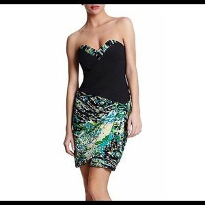 BCBG Maxazria Runway Trapunto Dress